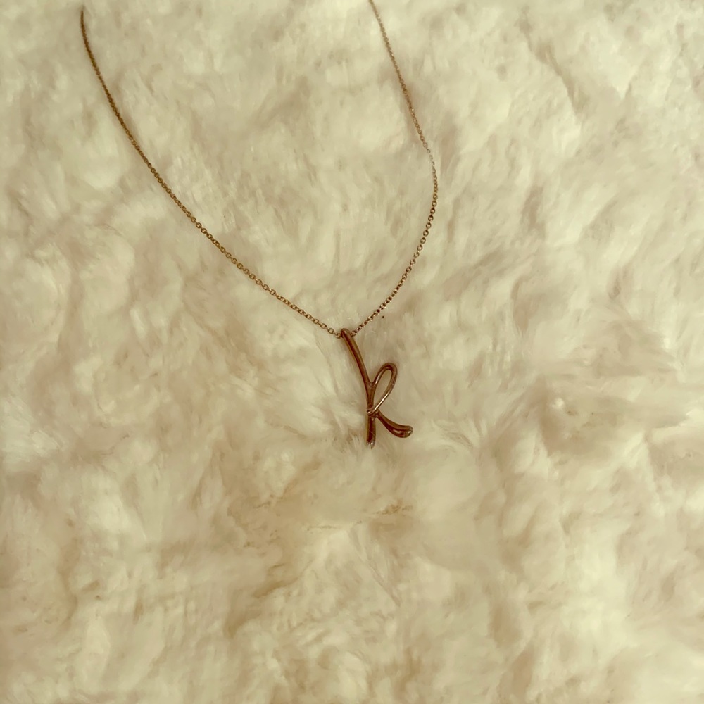 Tiffany’s “k” Necklace